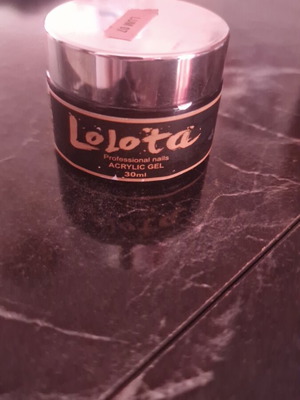 Acrylic gel Lolota 30ml like new, used once
