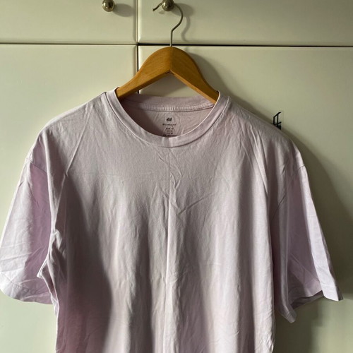 H&M Lilac Short-Sleeve Shirt Size M New