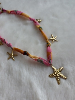 Summer necklace, multicolored