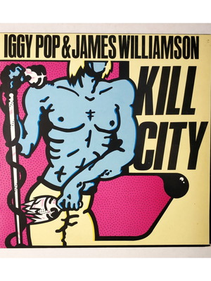 Iggy Pop & James Williamson Kill City vinyl record used, rock