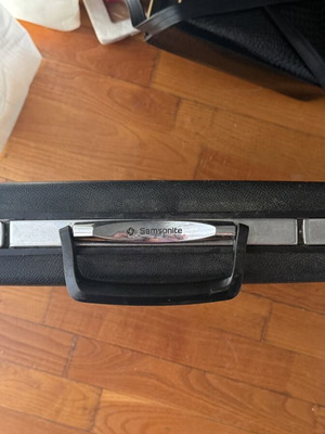 Samsonite vintage χαρτοφύλακας, μαύρος