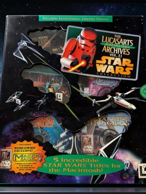Mac Star Wars Collection Big Box LucasArts like new