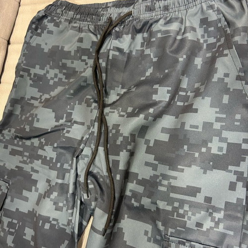 Casual jacket and camouflage pants set new, size Medium
