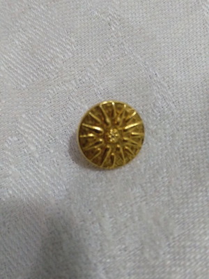 Vergina lapel pin like new, gold color