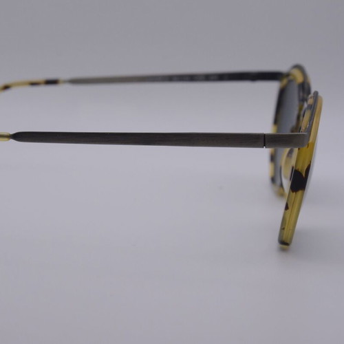 Class Model 5 Sunglasses New Old Stock Made in Italy Gun Metal Tortoise