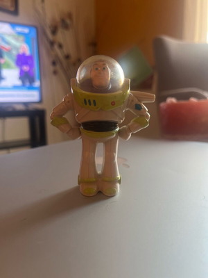 Buzz Lightyear wind-up walking Toy Story figure used