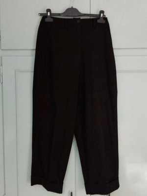 Badila black peg pants like new, size S