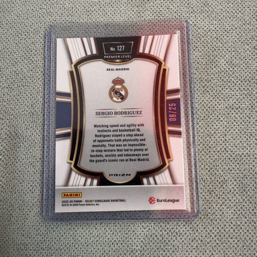 EuroLeague Select Sergio Rodriguez Tied Eyes card new