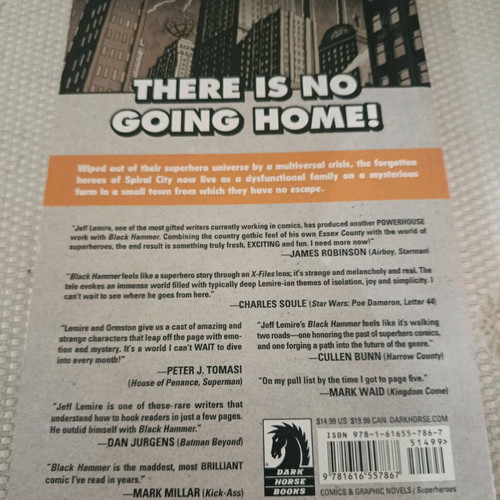 Black Hammer Vol 1 Secret Origins TPB used, Dark Horse