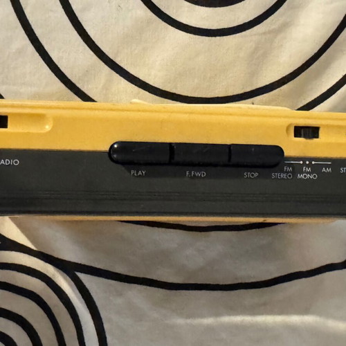 Philips AM/FM Stereo cassette player used, vintage retro collectible