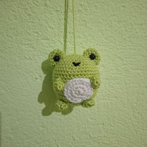 Knitted Frog