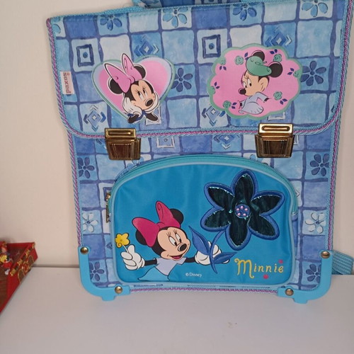 Disney Minnie Mouse School Bag new, blue shades