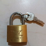 Padlock new, 6 centimeters length