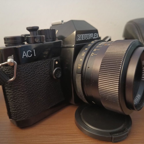 Revueflex AC-1 (Chinon Memotron) analog camera with Revuenon Special 35mm f2.8 lens used