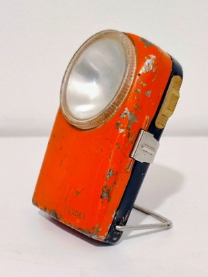 Vintage Wonder Metal Pocket Flashlight used, French made