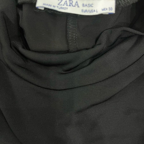 Zara women's dress new, black, size L polyester