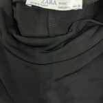 Zara women's dress new, black, size L polyester