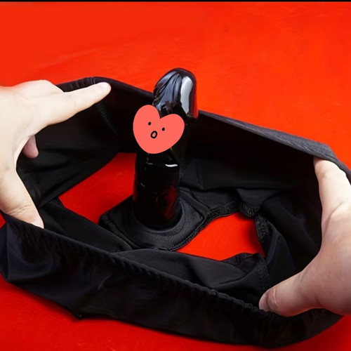 Anal shorts with integrated dildo unisex, new