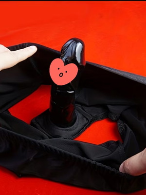 Anal shorts with integrated dildo unisex, new
