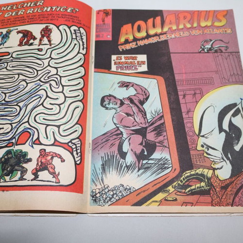 Die Spinne 2 Marvel comic Spiderman used, German language