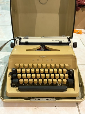 Adler typewriter used with case, German made