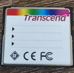 Transcend CompactFlash 16GB 133x memory card