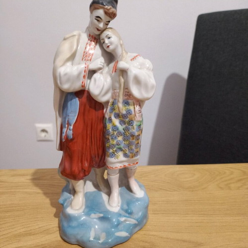 Porcelain statue used, Soviet Union era