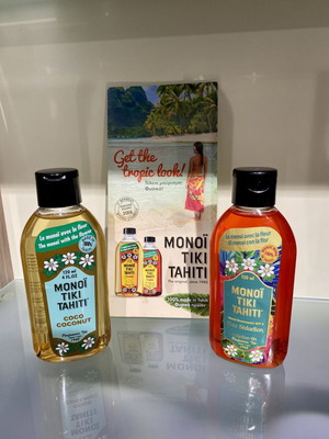Σετ λάδια σώματος Monoï Tiki Tahiti καινούργιο, 2 x 120ml