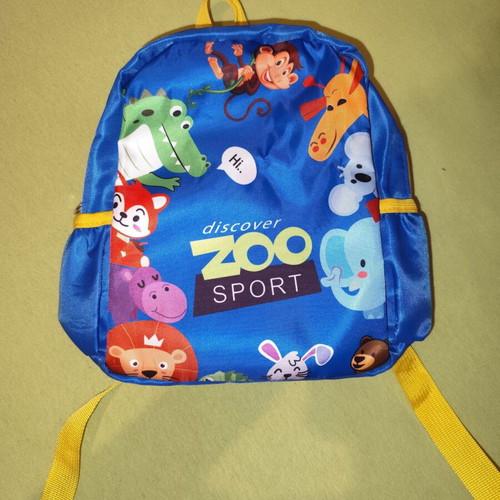 Preschool backpack with animals
