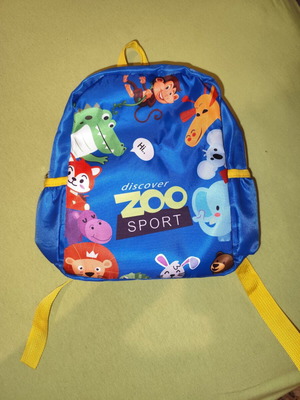 Preschool backpack with animals