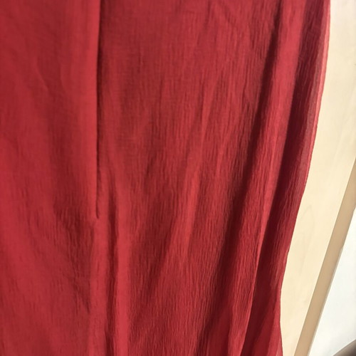 Elie Saab Silk Skirt Burgundy Size Medium Midi like new