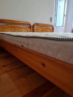 Single beds solid wood like new, set of 2