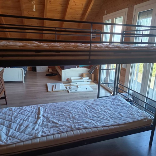 IKEA SVARTA metal bunk bed