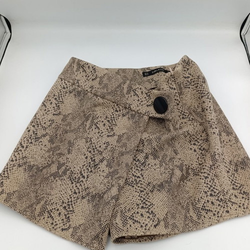Zara animal print skirt new, size XS/S, beige and brown
