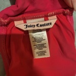 Juicy Couture bikini top like new, fuchsia color, adjustable tie