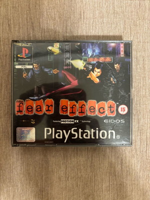 Fear Effect PlayStation 1 English used missing disc 3