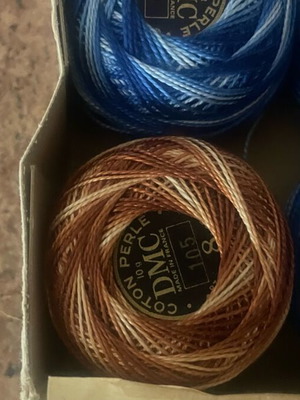 Vintage D.M.C snail threads No8 new, in original packaging