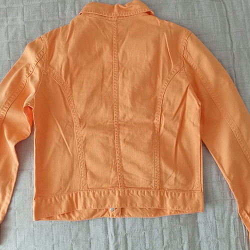 The Hip Site orange jacket cotton used size L