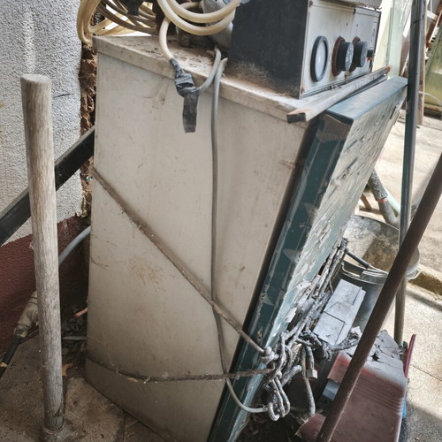 Oil Boiler with Accessories and Heavy Wood Planer Refurbished