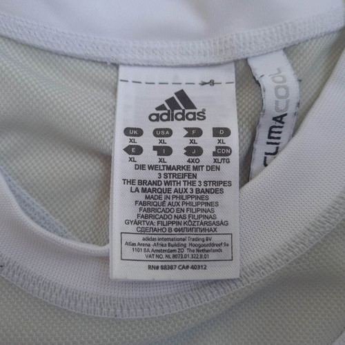 Adidas Techfit Climacool Compression men's sports shirt XL like new, white