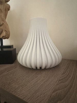 Modern 3D Printed Decorative Vase white, new, minimal design