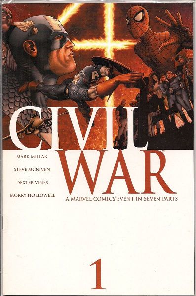  MARVEL COMICS xenoglossa CIVIL WAR (2006)