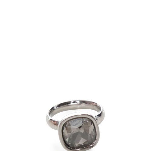 Ozze stainless steel ring new with gray stone