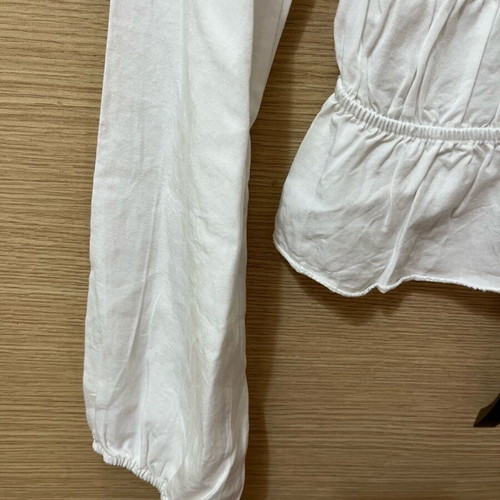 Adoro blouse with open neckline new, size S/M, white