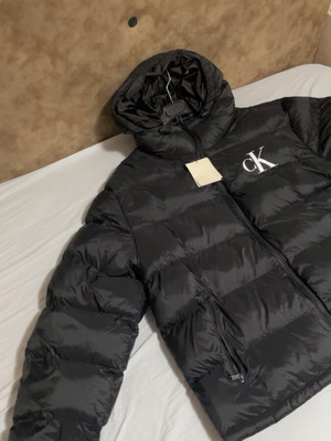 Calvin Klein Jeans winter jacket XL new, black, water repellent