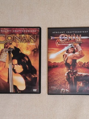 Conan the Barbarian and Conan the Destroyer DVD like new with subtitles