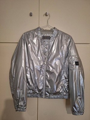 Calvin Klein women's jacket silver like new