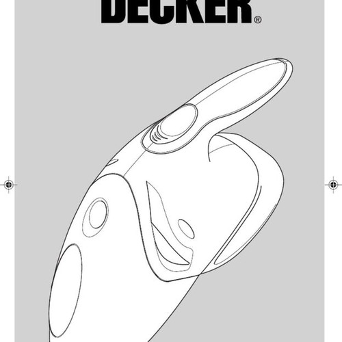 Black & Decker Dustbuster V2400 handheld vacuum used