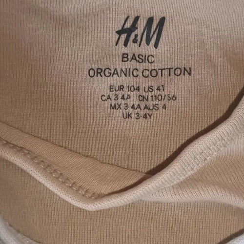 Pack of 7 long-sleeve bodysuits for boys like new, H&M, age 3, size 104