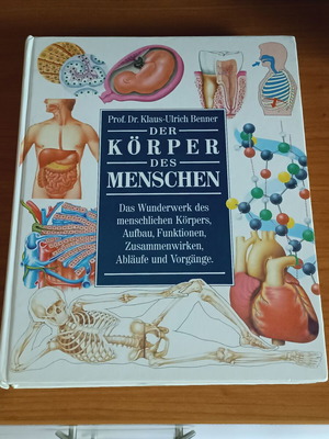 Der Körper des Menschen book like new, German anatomy guide